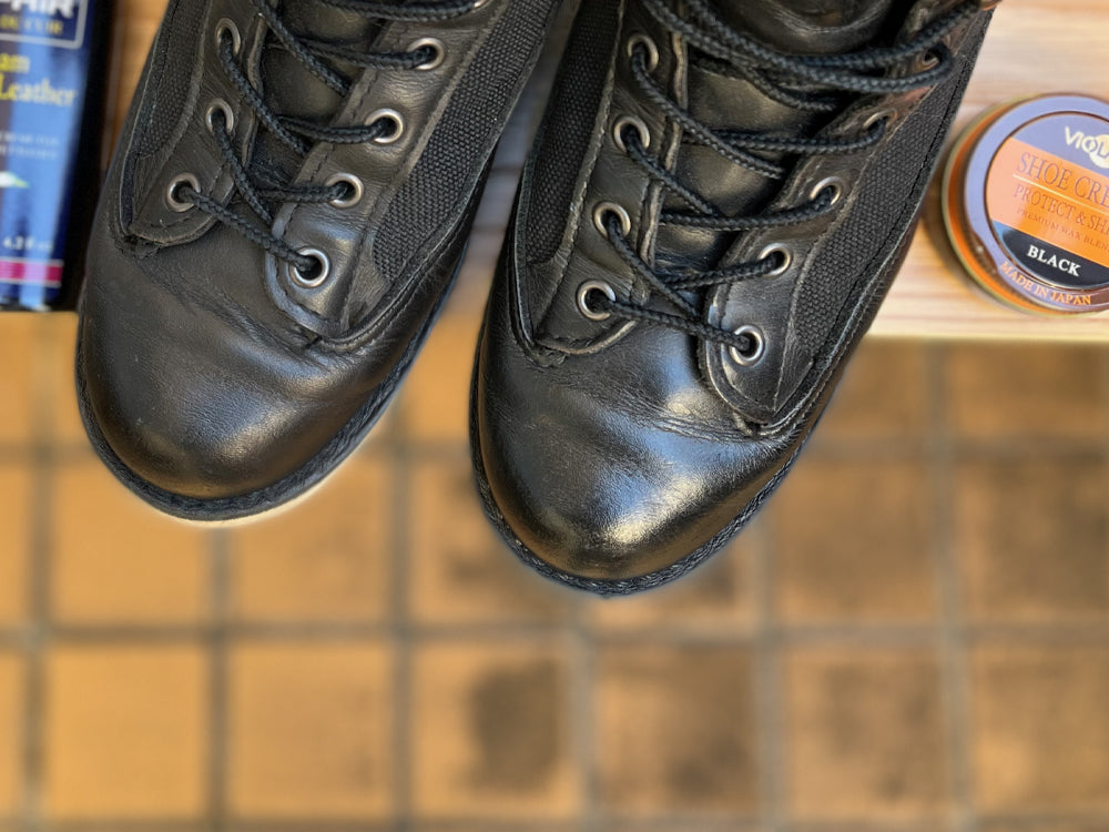 DANNER LIGHT(ダナーライト)ブラックのメンテナンス