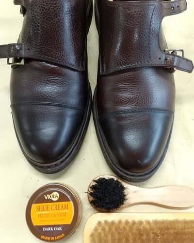 パラブーツ ウィリアム  (Paraboot William)の雨に濡れた後の大切なケア