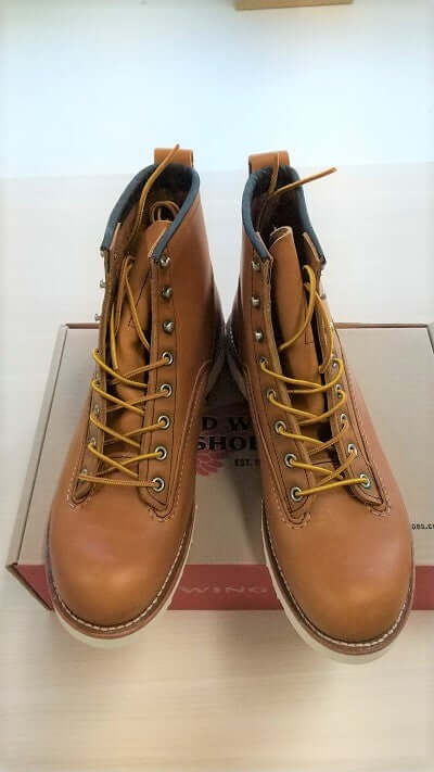 RED WING レッドウィング 2904 ラインマンの履きおろし前のプレメンテ術