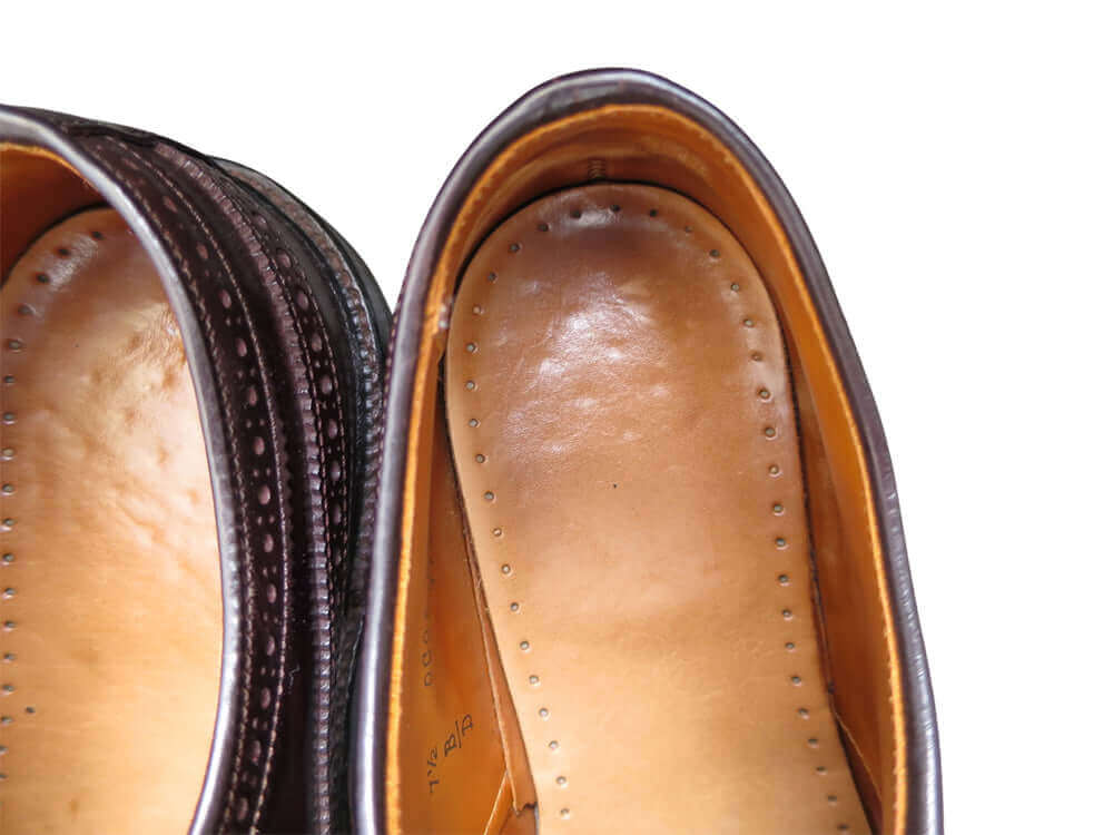 経年変化が味わい深い!レザーインソール