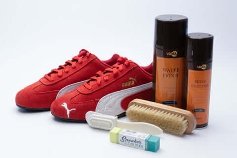 【実は簡単】PUMAプーマ スピードキャット(起毛スニーカー)のお手入れ