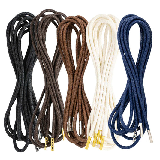 イピ IPI オーダーカットシューレース オリジナル ロー引き 編丸紐 太