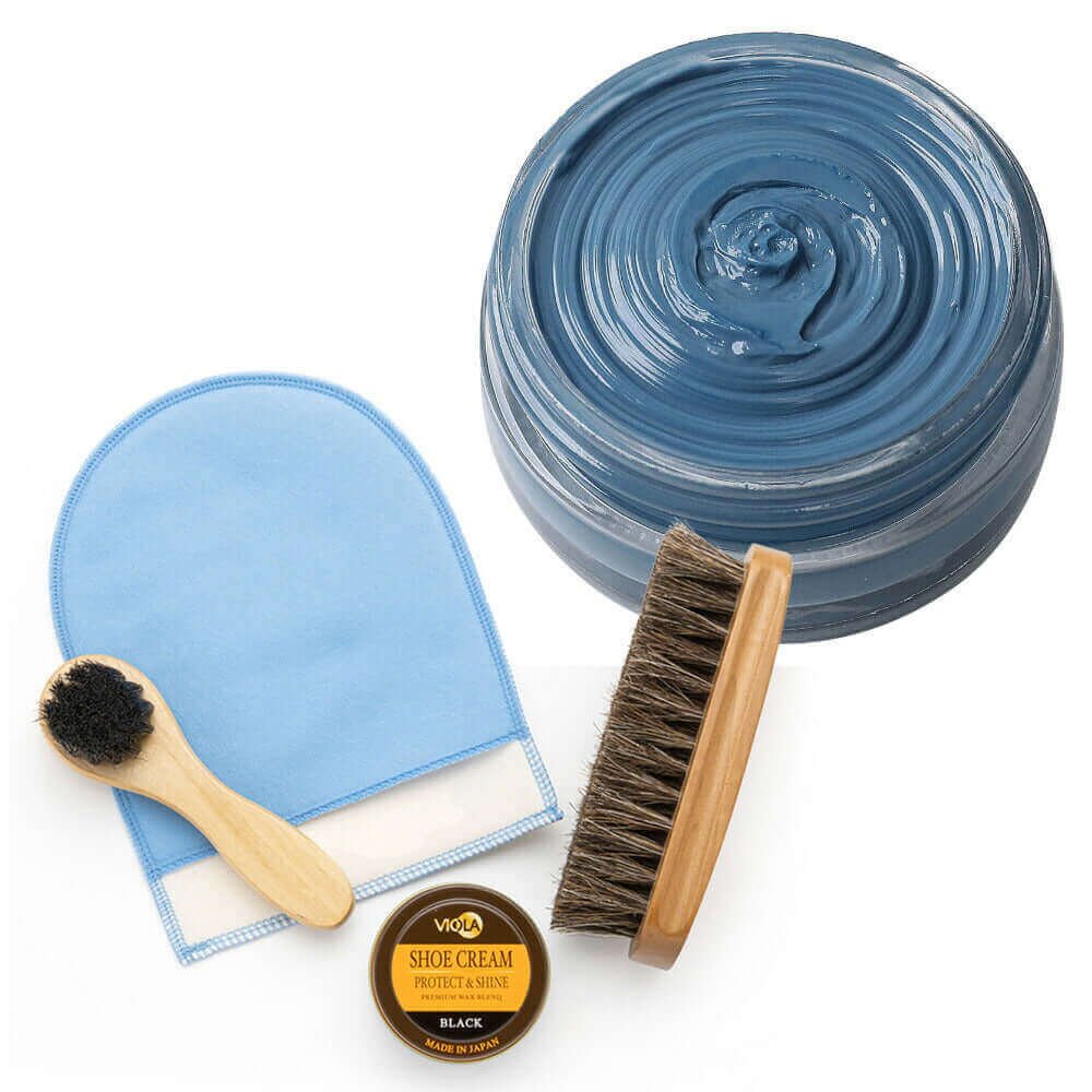 ヴィオラ VIOLA シュークリーム&磨き・塗布用ブラシセット