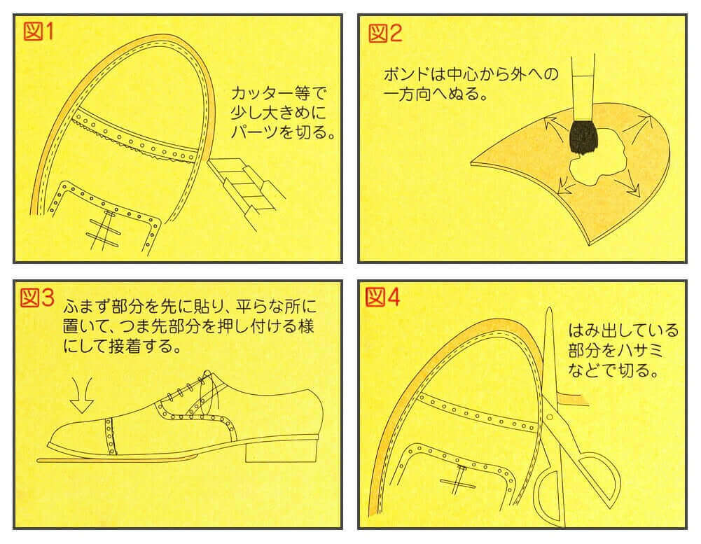 プロが使う 靴底修理パーツ ソール用ゴムシート P.S.25 クロ