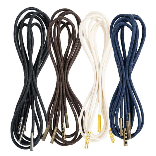 イピ IPI オーダーカットシューレース  オリジナル ロー引き 丸紐 中太