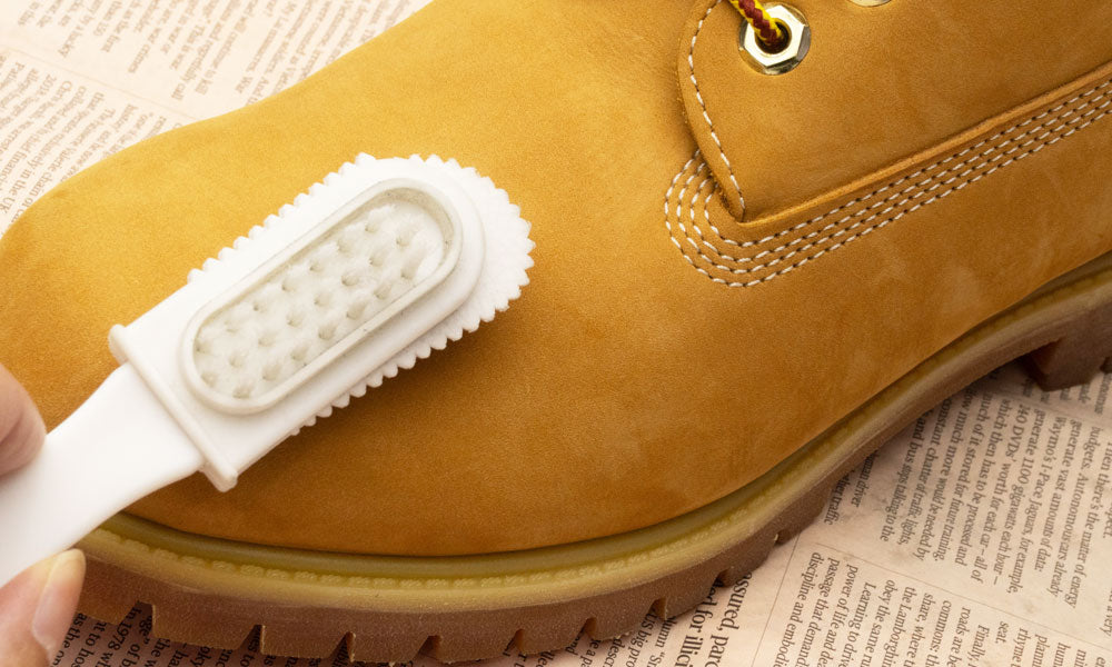 【ティンバーランド】ネリーチャッカブーツを履き下ろす時。ヌバックを雨・汚れから守る初期のお手入れ