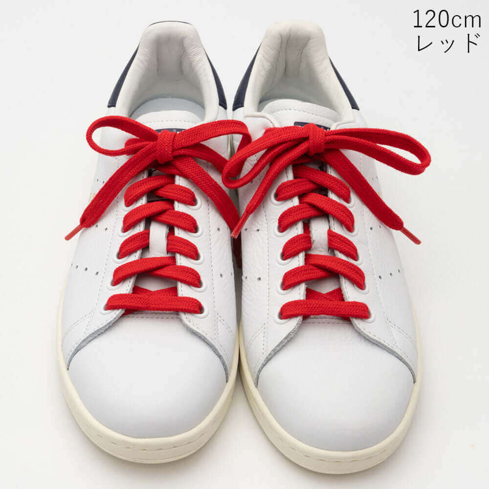シューレース ホワイト 白 靴紐 1セット（2本） くつひも スニーカー 運動靴 - 靴